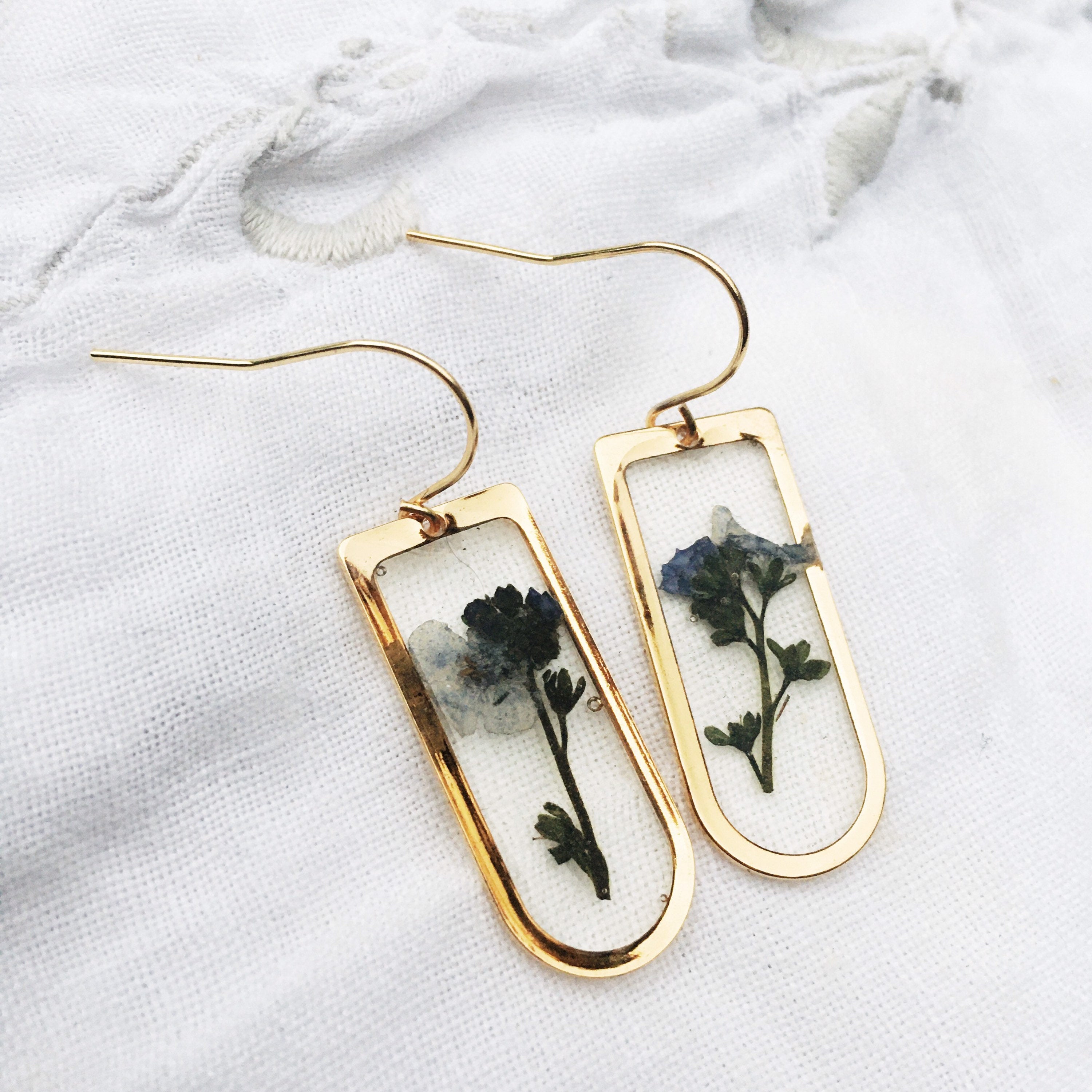 Mabel - Classic Gold Forget Me Not Earrings