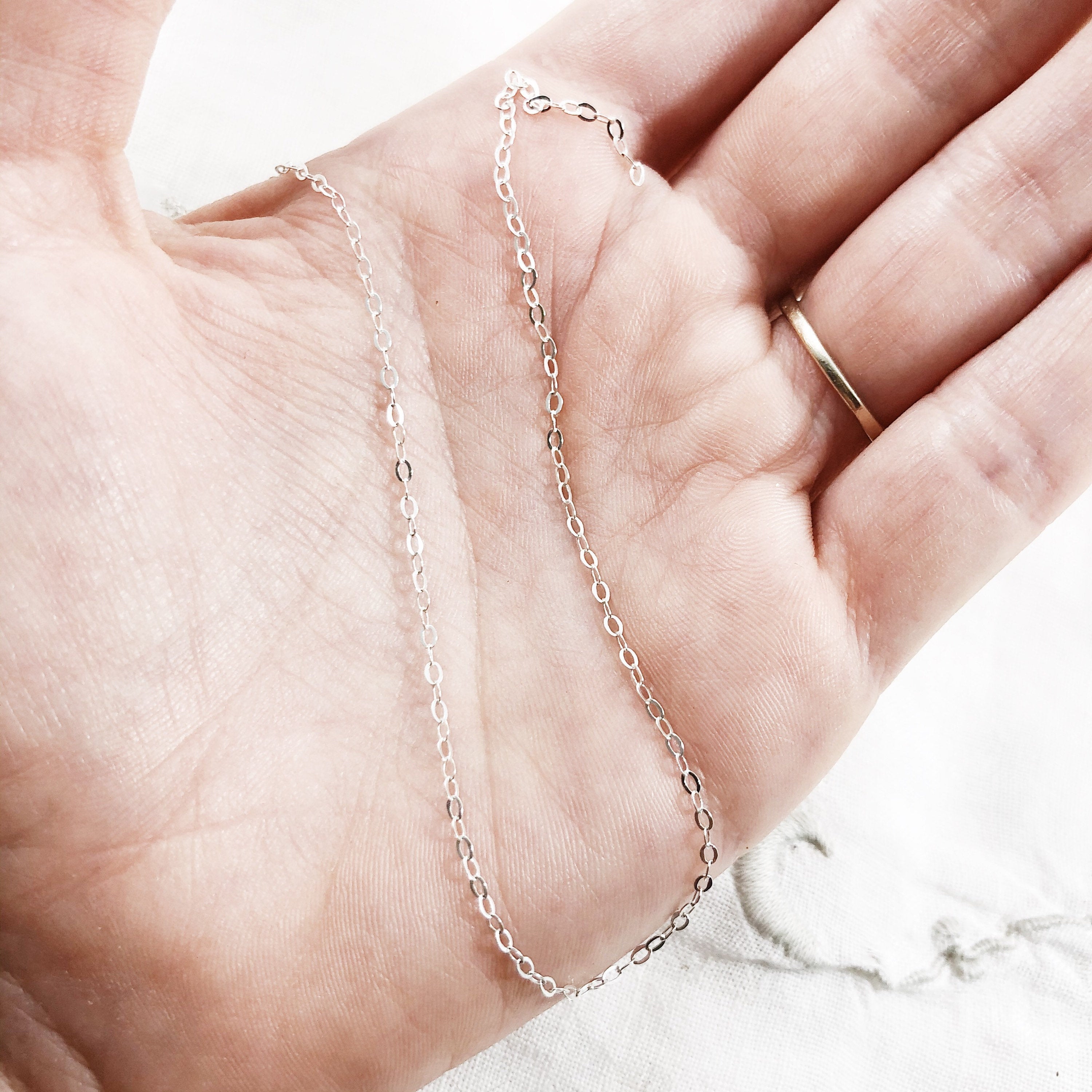 STERLING SILVER chain - add on item only