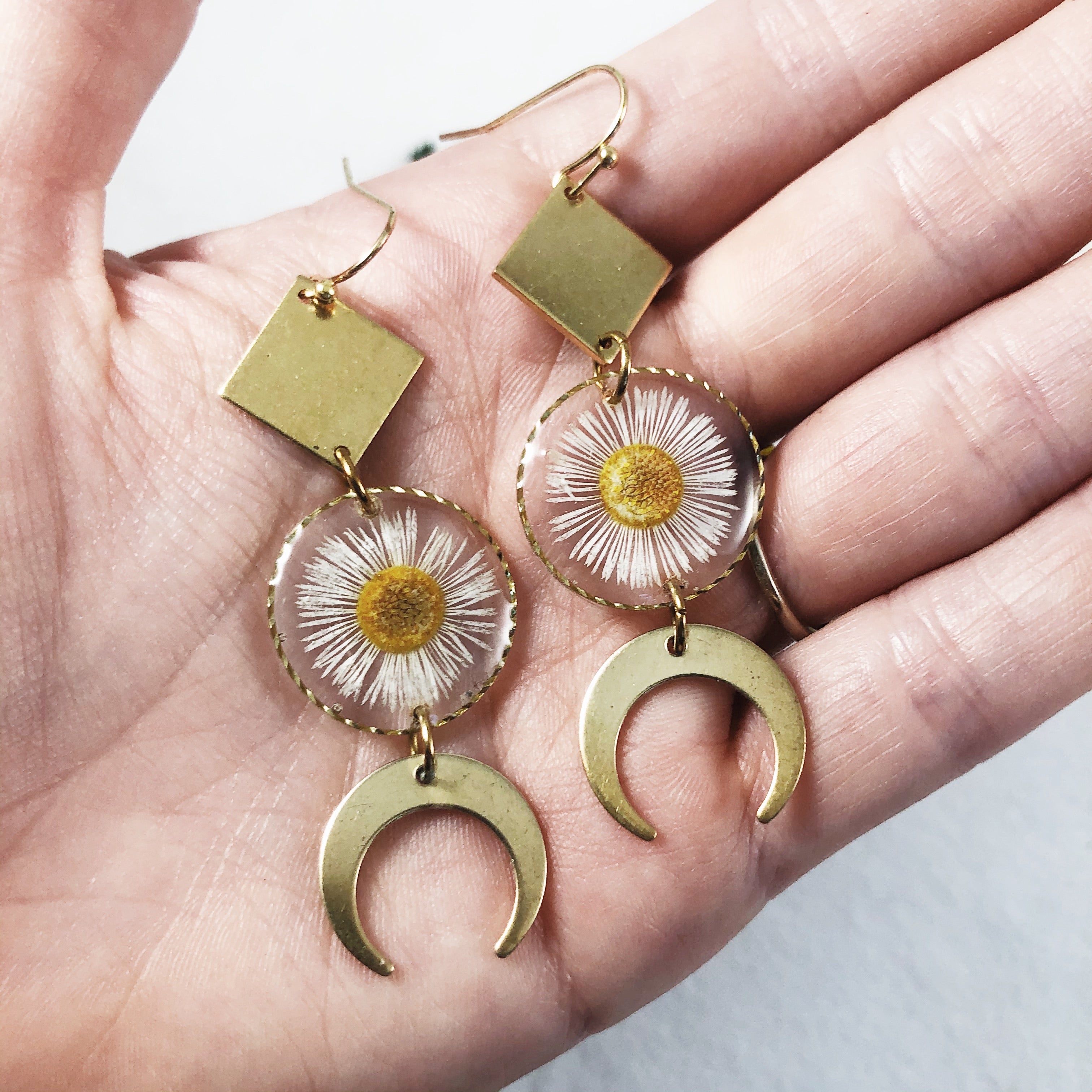 Mexican Sterling Silver and Amber Sun Moon Hook Earrings - Resplendent  Sunset | NOVICA