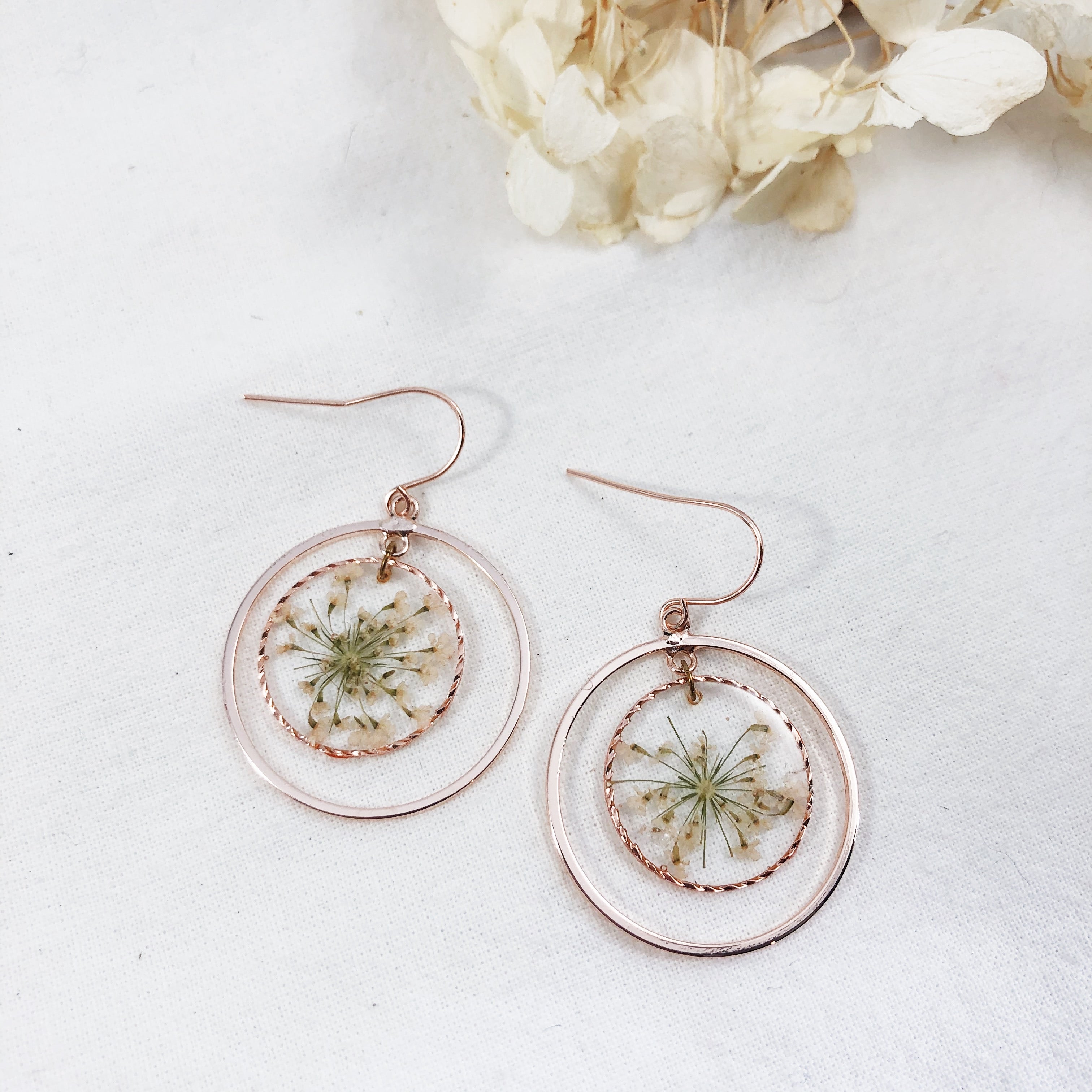 Wholesale Free Shipping - Real Dried Flower Handmade Circle Resin Earring, Floral  Earrings, Gift for Her, Make With Real Flower Earrings, Gift for Mom for  your store - Faire