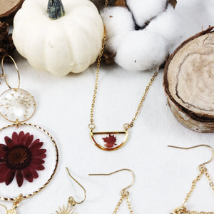 Fall Collection - Gold Maple Leaf Necklace
