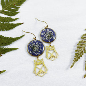 Compassion Collection - Brass Owl Earrings